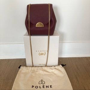 Polène Numéro Un Mini Bag in Burgundy